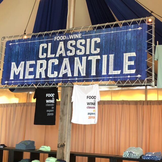 Great weekend running the Food & Wine Merch Tent!  Thanks to @iomounts for helping us make our iPads look awesome!
#foodandwineclassicinaspen #iomounts #liveloud